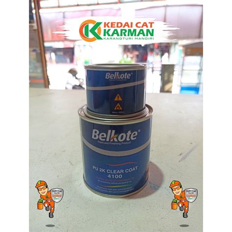 Jual Clear Coat Clear Pernis Belkote Pu K Clear Gloss Anti