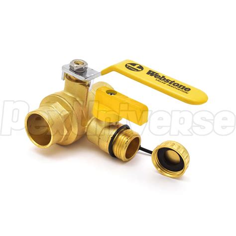 Webstone Pro Pal 50614 1 Sweat Brass Ball Valve W Hose Drain