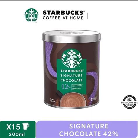 Starbucks Signature Hot Chocolate Cocoa Powder Premium Mix Shopee Thailand