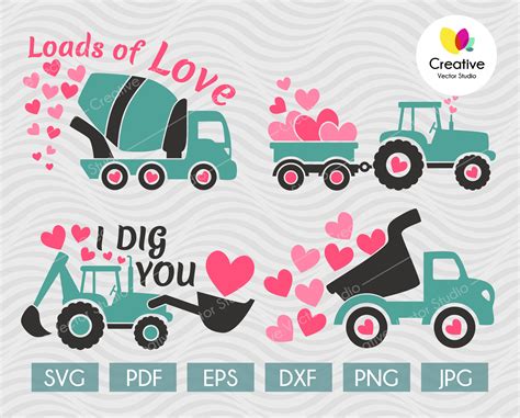 Digital Art Collectibles Valentine Decal Valentine Trailer Svg