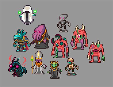 Pixel Art Enemies