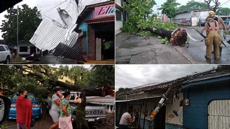 Fuertes lluvias y vientos dejan inundaciones daños y un herido en