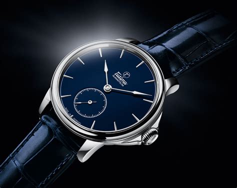 Tutima Glashütte Patria 43 mm Watch in Blue Dial