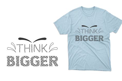 Think Bigger T Shirt Design Graphic By Masum Bhuiyan · Creative Fabrica