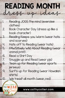 It's Reading Month: 6 Ideas for School Reading Fun | Reading week ideas ...