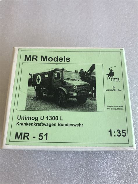 Mr Models Mr U L Krankenwagen Bundeswehr Umbausatz Im Ma Stab