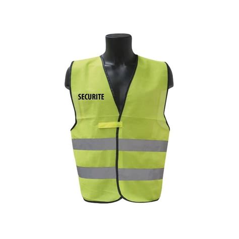 GILET FLUO HAUTE VISIBILITE SECURITE