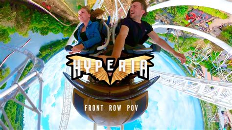 Hyperia Front Row Pov At Thorpe Park Youtube