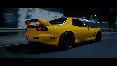 Mazda Rx 7 Yellow