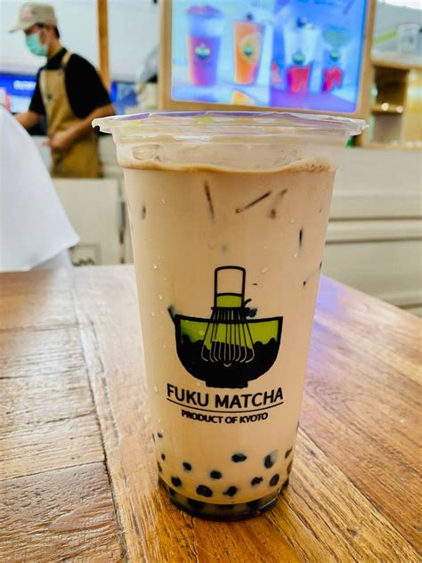 ชานมไข่มุก ร้าน Fuku Matcha Central Plaza Salaya