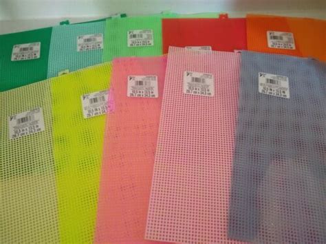 Darice Plastic Canvas Sheets 105 X 135 Mesh 23 Colors Pick A Color