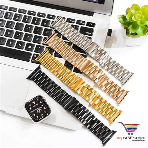 Stainless Steel Metal Apple Watch Strap 7/6/5/4/se (42/44/45mm) – 9Shop