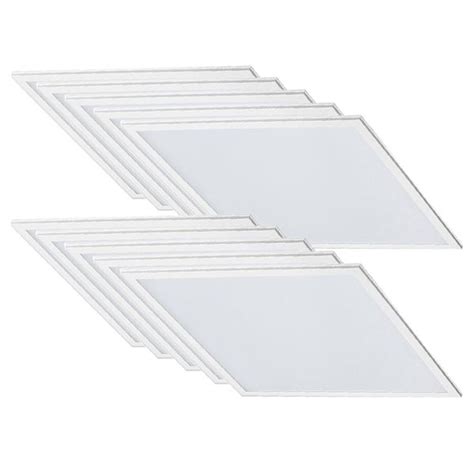 Lot De Dalles Led X Ultra Fines Pour Faux Plafond W Eq W