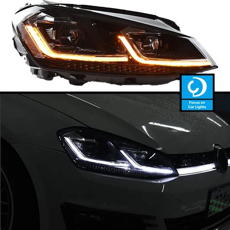 Car Front Headlight For Vw Golf 7 Mk7 2013 2017 Fiesta Led Headlamp