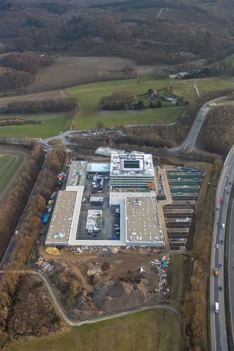 Hagen Aus Der Vogelperspektive Neubau Verwaltungsgeb Ude Des