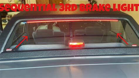 Sequential 3rd Brake Light Install On Box Chevy Youtube