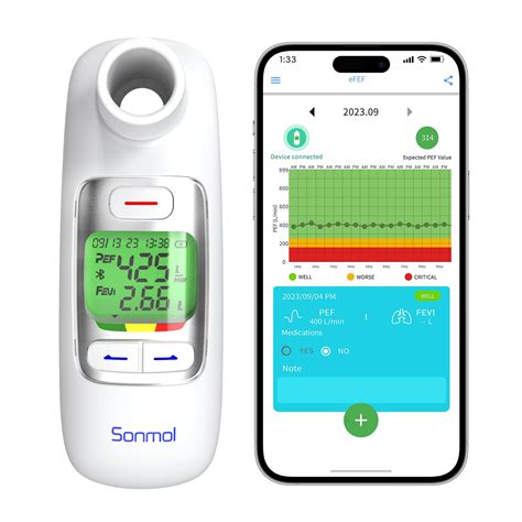 Peak Flow Meter F R Erwachsene Kinder Digitales Spirometer F R Asthma