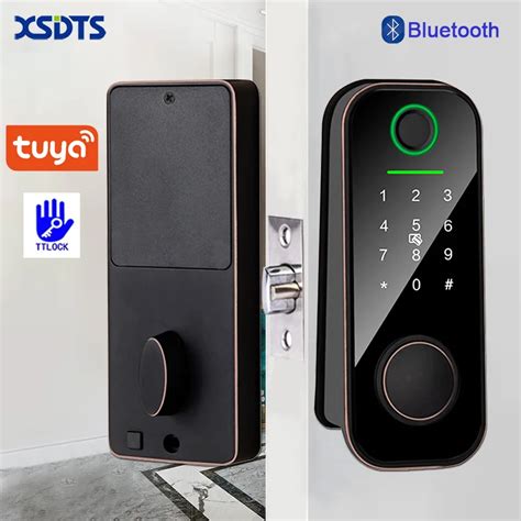 Tuya Tt Lock Bluetooth Eletr Nico Fechadura Da Porta Inteligente