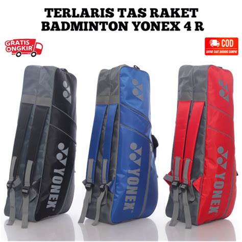 Jual Tas Raket Badminton Original Yonex Resleting Multifungsi Yonek