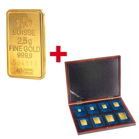 Lingot Or 2 5 grammes Coffret Prestige Trésor du Patrimoine