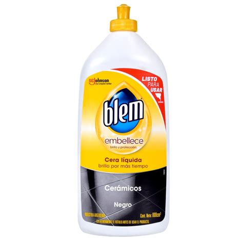 Cera Liquida Ceramicos Negro X Ml Blem Punto Profesional