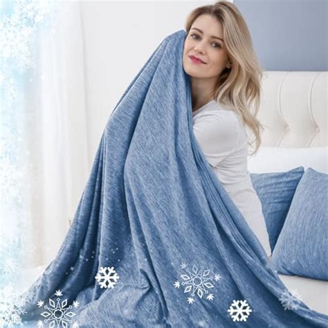 Amazon Catalonia Cooling Blanket For Hot Sleepers Summer Bed Blanket For Warm Night Sweat