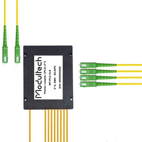 Купить Оптический делитель (сплиттер) 2x4, PLC (планарный), ABS box ...