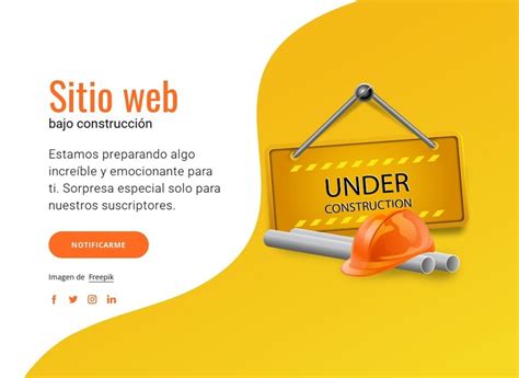 Nuestro Sitio Web En Construcci N Plantilla Html