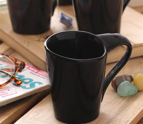 Buy Black Coffee Mugs Set Of 6 Online In India At Best Price Modern