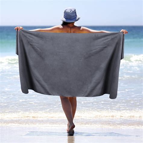 Serviette De Plage En Microfibre L G Re S Chage Rapide Serviette De