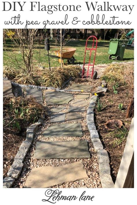 How To Lay Install The Perfect Flagstone Walkway Easy DIY With Pea