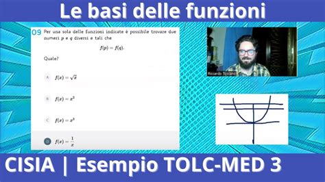 CISIA Esempio TOLC MED 3 N 46 MATEMATICA Per Una Sola Delle