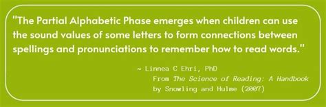 Ehris Phases Of Sight Word Reading — Rooted In Language