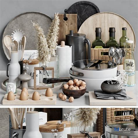 Kitchen Accessories 27 3d Model Buy Download 3dbrute