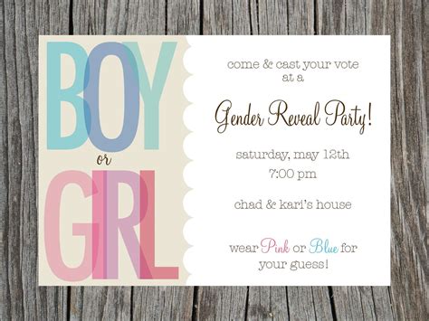 Free Gender Reveal Invitation Templates Dev Onallcylinders