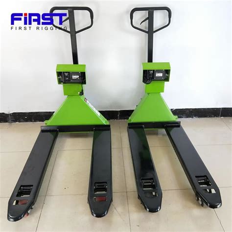 3000kg 3ton Electronic Forklift Weighing Pallet Jack With Scale China