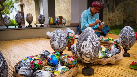 egg painting maya ubud resort spa