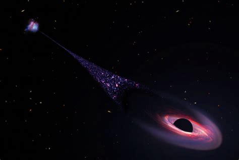 Hubble Space Telescope Possibly Observes Runaway Black Hole Leaving A