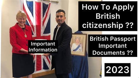 How To Apply British Citizenship Uk 2023 British Passport Important Documents Youtube