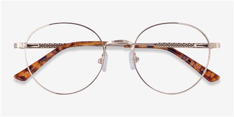 Wiz Round Gold Tortoise Full Rim Eyeglasses Eyebuydirect Canada