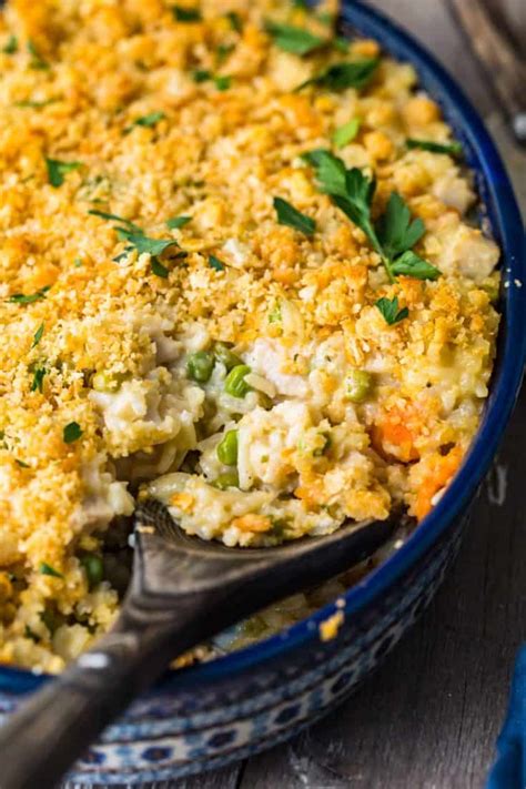 Creamy Leftover Turkey Rice Casserole Recipe The Cookie Rookie