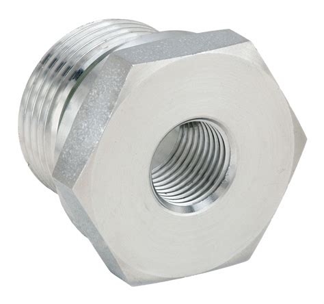 Parker Reducing Adapter 316 Stainless Steel 1 1 4 In X 1 2 In Fitting