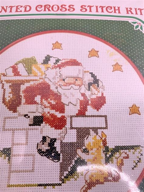 Vintage The New Berlin Co Counted Cross Stitch Kit Christmas Decor