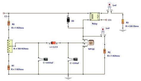 Power On Delay Circuit Diagram