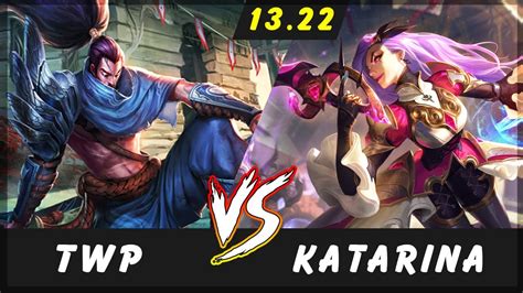 TheWanderingPro Yasuo Vs Katarina MID Patch 13 22 Yasuo Gameplay