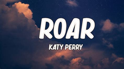 Roar Katy Perry Lyrics 🎵 Youtube