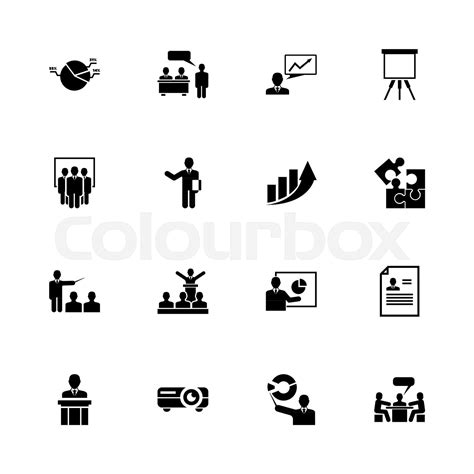 piktogram, folk, ikon | Stock vektor | Colourbox