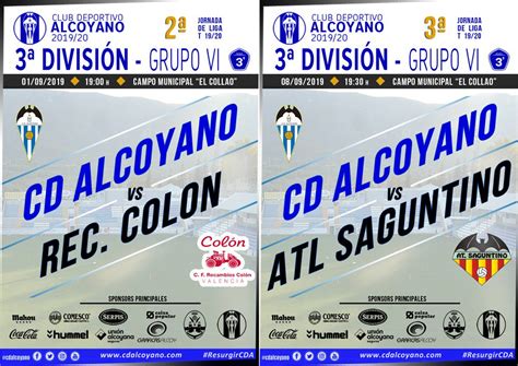 Cd Alcoyano Sad On Twitter Estos Son Los Horarios Para Los Dos