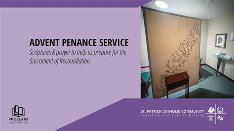 Advent Penance Service Youtube