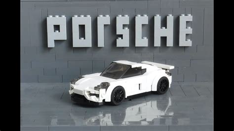 Lego 2020 Porsche Cayman Gt4 Moc Instructions Youtube